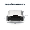 Ver mais imagens de Sanduicheira Oster Inox Multiuso Tripla Camada Antiaderente 1000w/127v - Osan500