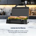 Ver imagem 2 de Sanduicheira Oster Inox Multiuso Tripla Camada Antiaderente 1000w/127v - Osan500