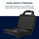 Ver imagem 5 de Sanduicheira Oster Inox Multiuso Tripla Camada Antiaderente 1000w/127v - Osan500