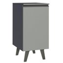 Ver imagem 1 de Balcão 40 Cm 1 Porta Com Pés Cinza Nice Madesa Cinza
