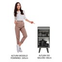 Ver mais imagens de Balcão 40 Cm 1 Porta Com Pés Cinza Nice Madesa Cinza