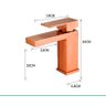 Torneira Monocomando Cascata Banheiro Baixa 7127 Rosa Gold Luuk Young - 3