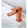 Torneira Monocomando Cascata Banheiro Baixa 7127 Rosa Gold Luuk Young - 1