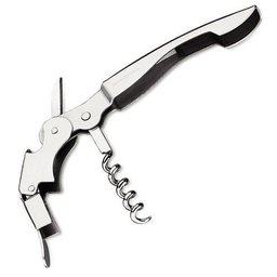 Saca Rolhas com Abridor e Corta Lacre Harmoniza em Aço Inox - 3