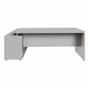 Ver imagem 4 de Mesa Escritório 1,70m Armário 1 Cx de Tomadas Pés Painel F5