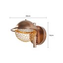 Ver imagem 5 de Arandela Nordecor Rezi 8w Led Bivolt Cobre / Dourado 2929