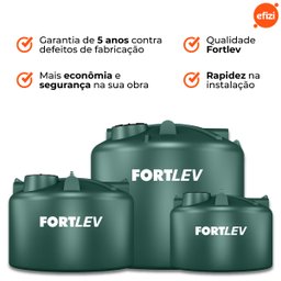 Tanque Polietileno 10.000l Vertical Verde Fortlev - 4