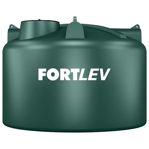 Tanque Polietileno 10.000l Vertical Verde Fortlev