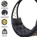 Ver imagem 4 de Balanço Suspenso Corda Náutica e Alumínio Trama Original para Área, Jardim, Piscina - Trama Original