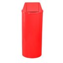 Ver imagem 1 de Lixeira Plástica Tampa Vai-vem 22 Litros Vermelho