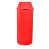 Lixeira Plástica Tampa Vai-vem 22 Litros Vermelho - 1