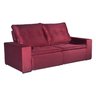 Sofá Retrátil e Reclinável Bom Pastor Net 3 Lugares 2,30m - Vinho Veludo Bp - 3