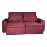 Sofá Retrátil e Reclinável Bom Pastor Net 3 Lugares 2,30m - Vinho Veludo Bp - 7