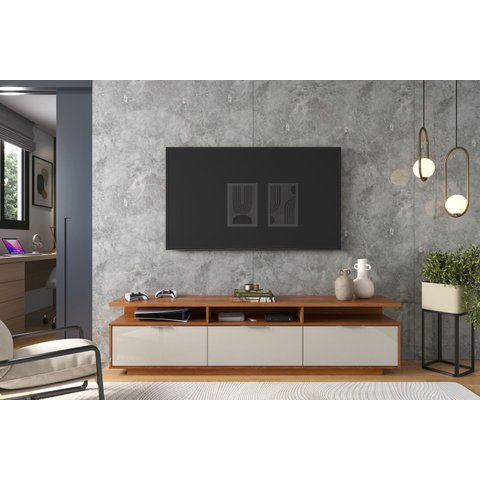 Bancada Grande Pata Tv Sala de Estar Marrocos Lukaliam:jequiba / Off White