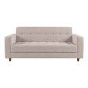 Ver imagem 2 de Kit Sofá 3 Lugares + Poltrona Verona - Suede - Bege