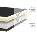 Ver imagem 3 de Cama Box com Colchão Queen ISO 150 D45 Espuma Branco Ortobom
