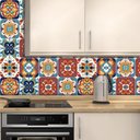 Ver imagem 1 de Adesivo de Azulejo Colorido Abstrato Arte Destaque