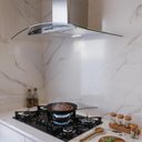 Ver imagem 2 de Coifa de Parede 90cm Fischer Fit Vidro Curvo com Função Depurador e Exaustor Inox 220v