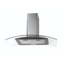 Ver imagem 1 de Coifa de Parede 90cm Fischer Fit Vidro Curvo com Função Depurador e Exaustor Inox 220v