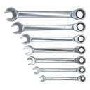 Ver imagem 2 de Kit 7 Chaves de Boca com Catraca Articulada Aço Cromo