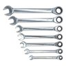 Kit 7 Chaves de Boca com Catraca Articulada Aço Cromo - 2