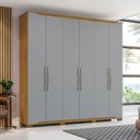 Ver imagem 1 de Guarda Roupa Casal Casal 6 Portas 4 Gavetas Dallas 
