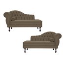 Ver imagem 1 de Kit 02 Divãs Larissa Lado Direito/Esquerdo Linho Cores - DS Estofados CACAU