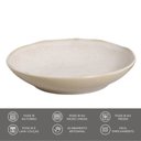 Ver imagem 5 de Prato Fundo Bio Latte 22cm Porto Brasil Cerâmica Off White 830ml Sopas Caldos Avulso