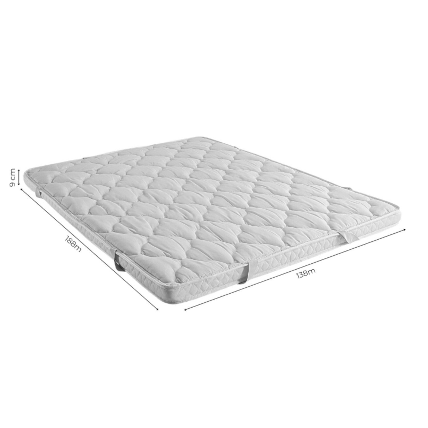 Pillow Top Casal com Elástico 138X188X9cm Herval - 6