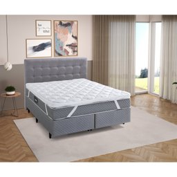 Capa Protetora King com elástico 193x203x9cm Pillow Top Herval - 5