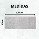 Ver imagem 4 de Tapete Passadeira 50x100cm Classic Felpudo Liso Cinza