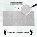Ver imagem 6 de Tapete Passadeira 50x100cm Classic Felpudo Liso Cinza