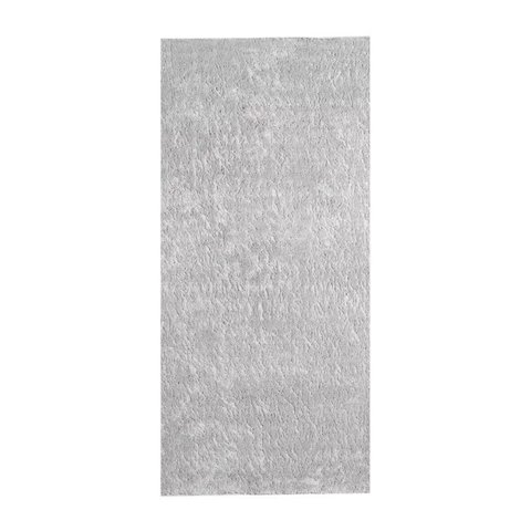 Tapete Passadeira 50x100cm Classic Felpudo Liso Cinza