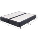Ver imagem 2 de Base Box Somiê Queen Uni 37x158x198cm Azul/Marinho Ecoflex