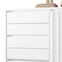 Ver imagem 2 de Cômoda Sapateira 1 Porta 5 Gavetas 125cm Duetto Branco Albatroz
