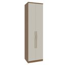 Ver imagem 1 de Guarda Roupa Modulado 02 Portas com Prateleiras 234cm Setiba - Jequitibá/Palha