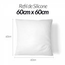 Ver imagem 7 de Kit Almofada Grande para Sofá Decorativa 4 Unidades 60cm x 60cm com Refil de Silicone