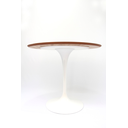Ver imagem 2 de Mesa de Jantar Tulipa Saarinen Redonda 60cm Tampo Nogueira - Branco