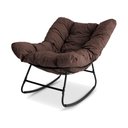 Ver imagem 5 de Cadeira Poltrona de Balanço Nut Chair Acquablock Sala Quarto