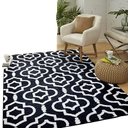 Ver imagem 1 de Tapete Flannel Sala Quarto Luxo Macio 2,00x1,40 Preto