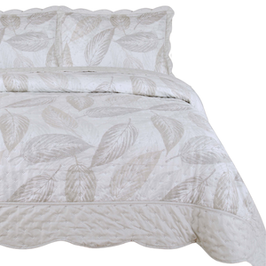 Cobre Leito Queen Size 100 Algodão Arielle 300 Fios Bordado:palha