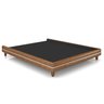 Cama King Base Box 195cm Many P02 Sintético Caramelo - Mpozenato - 1