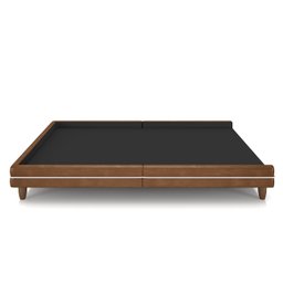 Cama King Base Box 195cm Many P02 Sintético Caramelo - Mpozenato - 7