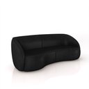 Ver imagem 7 de Sofá Decorativo Sala de Estar Bipartido 288cm Clarke Pu Preto Manchado G45 - Gran Belo