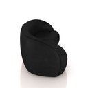 Ver imagem 6 de Sofá Decorativo Sala de Estar Bipartido 288cm Clarke Pu Preto Manchado G45 - Gran Belo