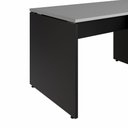 Ver imagem 7 de Espaço de Trabalho em L P/ 2 Pessoas 120cm Pés Painel F5 Cor:cinza Sagrado com Preto