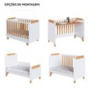Ver mais imagens de Kit Berço Pingo Branco/Amêndoa + Colchão Orthoflex Infantil