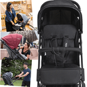 Ver imagem 4 de Carrinho de Bebe Passeio com Bebe Conforto Kiddo Mascote Preto