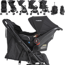 Ver imagem 3 de Carrinho de Bebe Passeio com Bebe Conforto Kiddo Mascote Preto