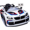 Carro Eletrico Shiny Toys BMW M6 GT3 Sport Racing 12V Branco - 1